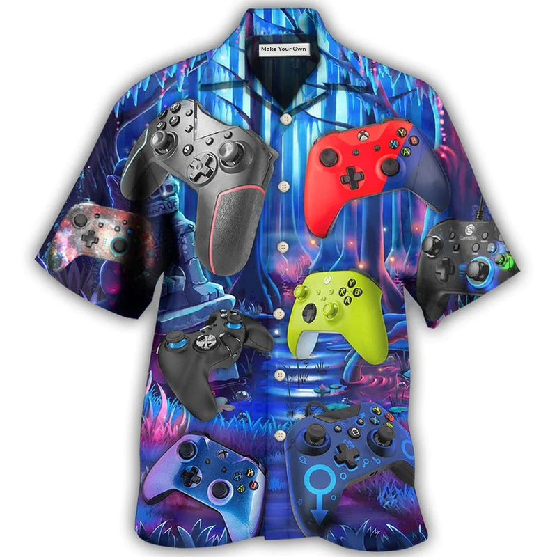 Game Video Games Play Everyday Hawaiian Shirt For Resort Getaways And Comfortable Summer Activities