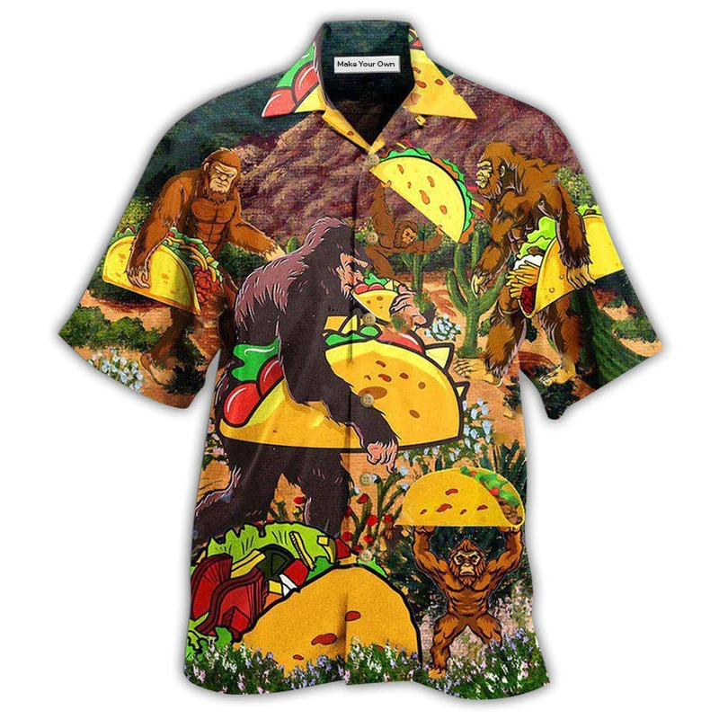 Food Delicious Share Anyone Tacos Hawaiian Shirt For Vacation Days And Relaxed Coastal Outings