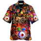 Drum Music Hawaiian Shirt Design Detail For Beach Days And Holiday Travel