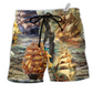 Sail Away And Enjoy Your Own Adventure Hawaiian Beach Shorts For Seaside Summer Adventures