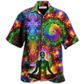 Yoga Amazing Hawaiian Shirt Design Detail For Beach Days And Holiday Travel