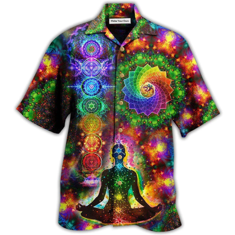 Yoga Amazing Hawaiian Shirt Design Detail For Beach Days And Holiday Travel