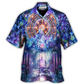 Yoga Feel Free Hawaiian Shirt All Over Print Detail For Tropical Vacations