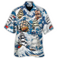 Sailing Adventure Graphic Hawaiian Shirt Artwork View For Warm Weather Events