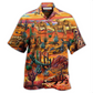 Desert Landscape Hawaiian Shirt For Summer Events Coastal Travel And Comfortable Styling