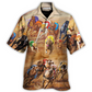 Dog Racing Greyhound Hawaiian Shirt Artwork View For Resort Wear