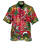 Hockey Christmas Play Reindeer Nice Hawaiian Shirt For Tropical Holidays, Resort Trips, And Comfortable Summer Outings