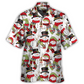 Christmas Snowman Family Hawaiian Shirt Summer Design Detail For Vacation Style