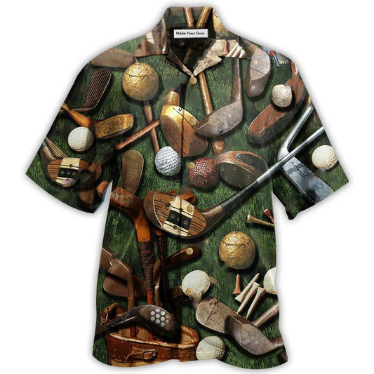 Golf Hawaiian Shirt For Summer Events And Casual Outdoor Wear
