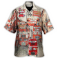 Bus Driver Red Party Hawaiian Shirt Summer Design Detail For Beach Days