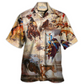 Horse Legacy Beautiful Rodeo Hawaiian Shirt Artwork Detail For Resort Trips And Outdoor Activities