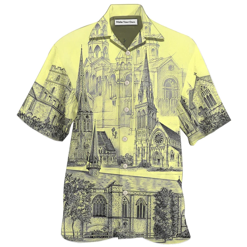 Vintage Christian Faith Hawaiian Shirt For Tropical Travel Beach Gatherings And Comfortable Wear