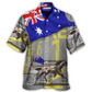 Australian Racing Horse Hawaiian Shirt Resort Outfit View For Warm Weather Events