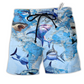 Shark The Great White Sharks World Hawaiian Beach Shorts For Seaside Summer Adventures
