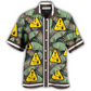 Funny Tropical Gas Pump Screwed Leaf Hawaiian Shirt Artwork View For Weekend Travel And Beach Style