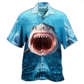 Shark Show Tooth Hawaiian Shirt Artwork View For Weekend Travel And Beach Style