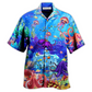 Octopus Ocean Hawaiian Shirt Design Detail For Beach Days And Holiday Travel