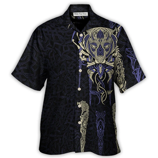 Norse Warrior Bj Rn Legends Hawaiian Shirt Design Detail For Beach Days And Holiday Travel