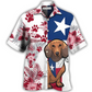 Texas Peace Amazing Hawaiian Shirt For Vacation Days And Relaxed Coastal Outings