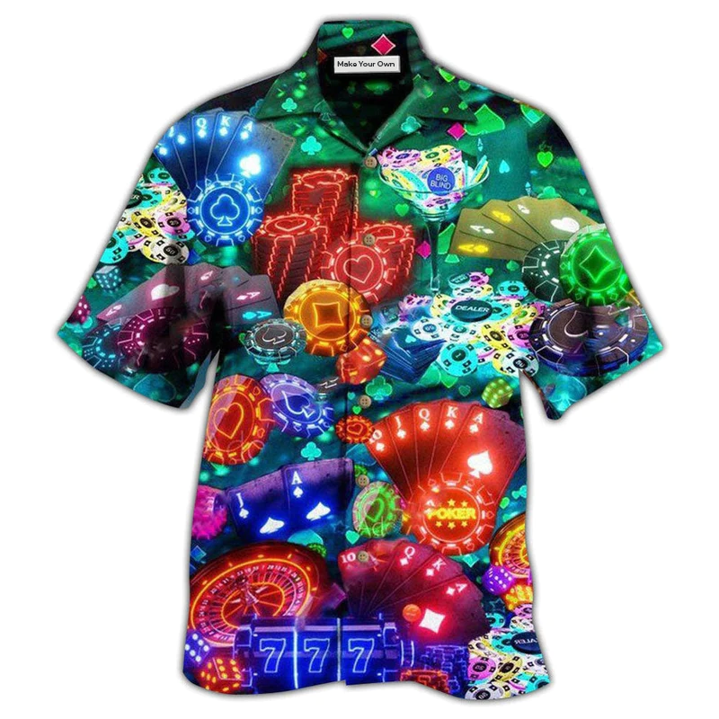 Game Card War Hawaiian Shirt For Poolside Relaxation And Sunny Getaways