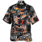 Motorcycle Motorcycles Whiskey Hawaiian Shirt Artwork View For Weekend Travel And Beach Style
