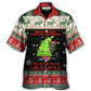 Funny Cat Wreck Tree Christmas Light Ugly Hawaiian Shirt For Poolside Relaxation And Sunny Getaways