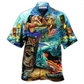 Beach Island Tiki Hawaiian Shirt For Resort Holidays Beach Travel And Relaxed Casual Fashion