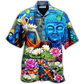 Floral Buddha Think Become Hawaiian Shirt For Warm Weather Adventures And Everyday Comfort