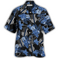 Tropical Floral Police Officer Hawaiian Shirt For Coastal Vacations Warm Weather Events And Daily Style