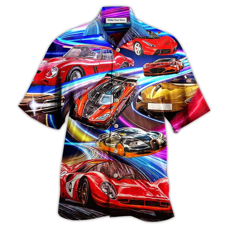 Classic Car Hawaiian Shirt For Island Vacation Beach Days And Thoughtful Gifting