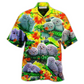 Happy Owl Family Hawaiian Shirt For Beach Parties And Weekend Getaways