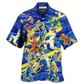 Cricket Play Hawaiian Shirt Artwork Detail For Resort Trips And Outdoor Activities