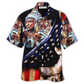 Heritage Peaceful Hawaiian Shirt Artwork Detail For Tropical Trips And Casual Outings