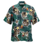 Cat Powered Sand Island Hawaiian Shirt Design View For Resort Travel And Thoughtful Gifting