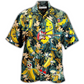 Happy Fruit Banana Hawaiian Shirt Design Detail For Sunny Adventures And Casual Wear