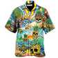 Fruit Pineapple Summer Hawaiian Shirt Artwork Detail For Tropical Trips And Casual Outings