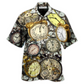 Vintage Clock Hawaiian Shirt For Summer Events Coastal Travel And Comfortable Styling