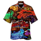Train Hawaiian Shirt Design Detail For Sunny Adventures And Casual Wear