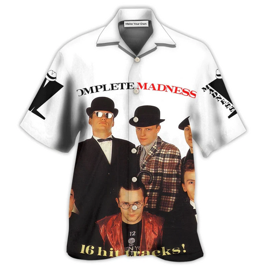 Music Complete Madness Hawaiian Shirt For Beach Parties And Weekend Getaways