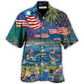Patriotic American Hawaiian Shirt For Beach Getaways Resort Outings And Thoughtful Gifting