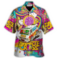 Music Outdoor Festival Hippie Hawaiian Shirt All Over Print Detail For Summer Travel