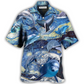 Dolphin Friend Hawaiian Shirt For Vacation Days And Relaxed Coastal Outings