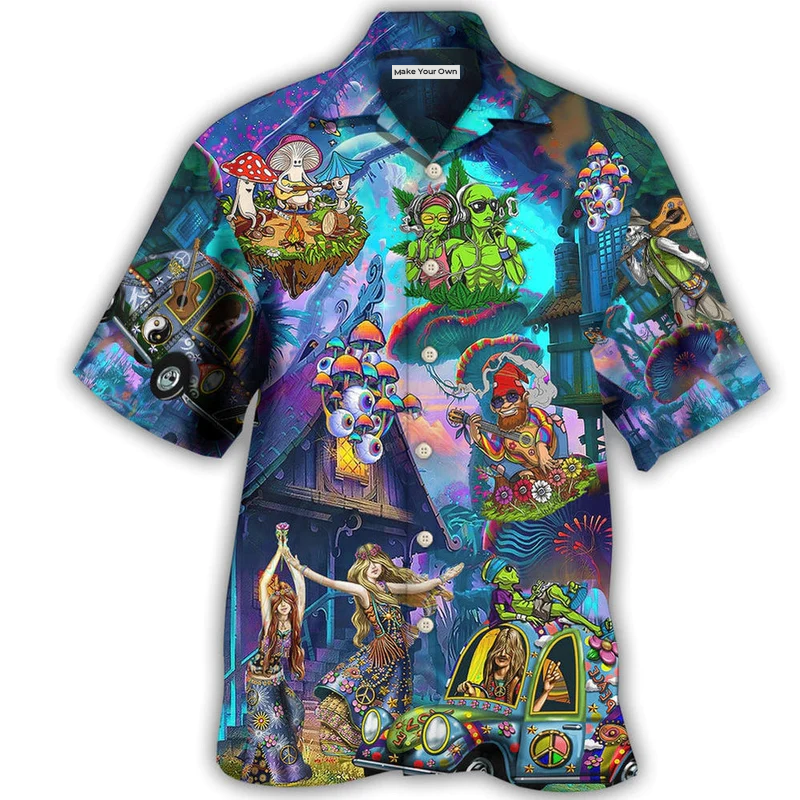 Bohemian Party Night Hawaiian Shirt For Warm Weather Adventures And Everyday Comfort