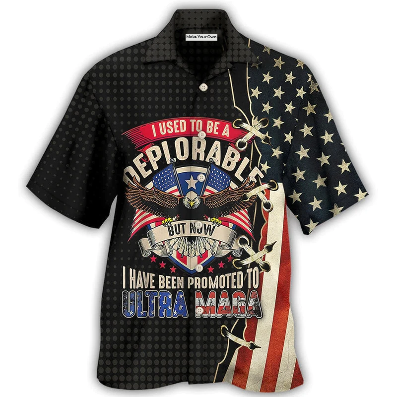 American Used Deplorable Hawaiian Shirt For Summer Vacation And Beach Travel