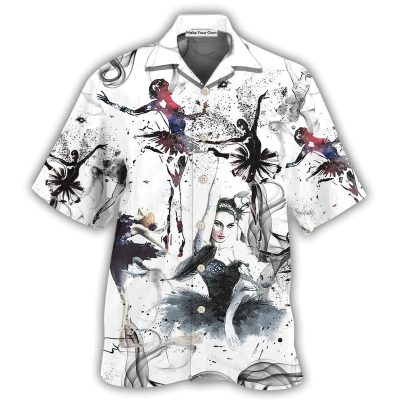 Colorful Ballet Dance Hawaiian Shirt For Resort Getaways Summer Adventures And Casual Gifting