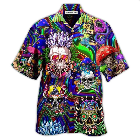 Skull Hawaiian Shirt For Summer Travel Coastal Events And Thoughtful Gift Giving