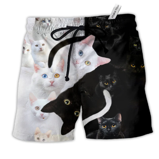 Cat Are Better Than Hawaiian Print Beach Shorts For Sunny Getaways And Gifting
