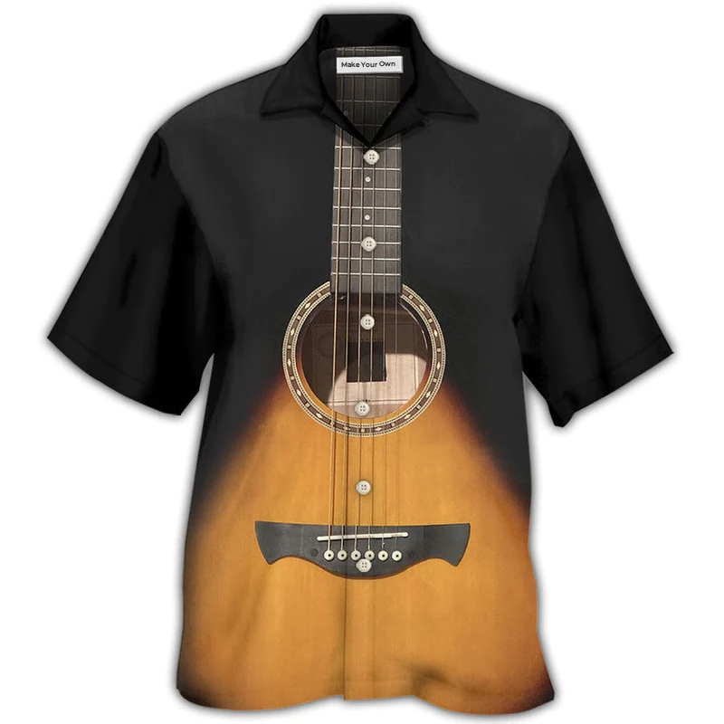 Woodland Guitar Music Hawaiian Shirt For Poolside Relaxation And Sunny Getaways