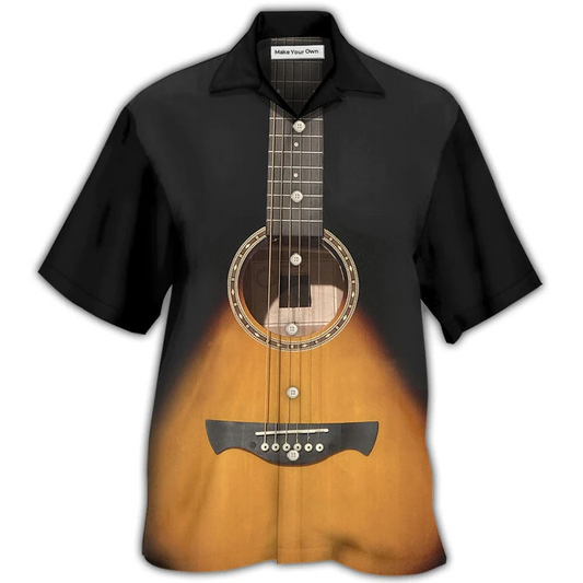 Woodland Guitar Music Hawaiian Shirt For Poolside Relaxation And Sunny Getaways
