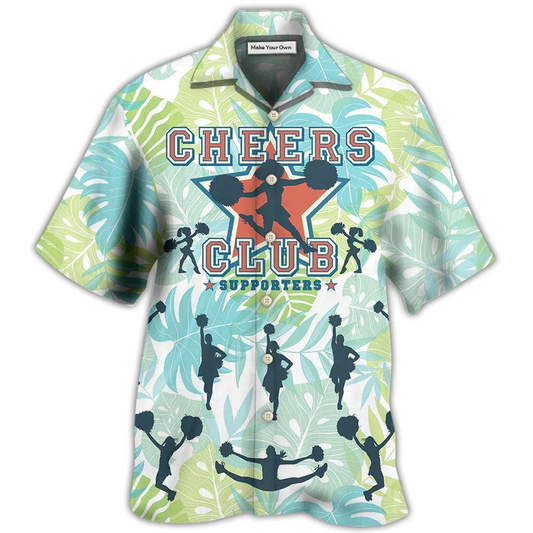 Cheerleading Club Support Hawaiian Shirt Design Detail For Sunny Adventures And Casual Wear